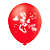 Kit Festa Minnie vermelha Decoração aniv Balão+Toalha+Painel - Imagem 8