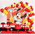 Kit Festa Minnie Vermelha Decoração Painel TNT+150 Balões - Imagem 8