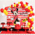 Kit Festa Minnie Vermelha Decoração anive Painel +150 Balões - Imagem 2