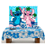 Kit Festa Stitch rosa Decoração Aniversá Painel TNT+Toalha - Imagem 1