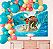 Kit Festa Moana Decoração Aniversário Painel+150 Balões - Imagem 9