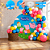 Kit Festa Peppa Pig Decoração Aniversário Arco 5m 200 Balões - Imagem 1