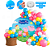 Kit Festa Peppa Pig Decoração Aniversário Arco 5m 200 Balões - Imagem 3