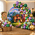 Kit Festa Encanto Decoração Aniversár Arco bexiga 125 Balões - Imagem 10