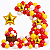 Kit Festa Minnie Decoração Aniversário Arco bexig 178 Balões - Imagem 2