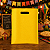 Sacola Lembrancinha Boca De Palhaço Decoração TNT Amarelo - Imagem 1