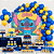 Kit Festa Stitch Decoração Aniversári azul Painel+100 Balões - Imagem 2