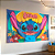 Kit Festa Stitch Decoração Aniversári azul Painel+100 Balões - Imagem 6