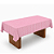 Painel TNT Decoração Xadrez Branco E Rosa Picotado Junino - Imagem 2