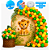 Kit Festa Rei Leão Safari Arco 150 Balões Selva Amarela Luxo - Imagem 1