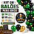 Kit Balões Boteco Dourado Verde Festa Aniversário 125 Un - Imagem 2