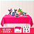 Decoração Display Stitch Filme 6 Display + Toalha de mesa Rosa 2x1,40 - Imagem 1