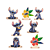 Kit festa Stitch Decoração Aniverário Display+Toalha azul 2m - Imagem 6