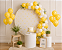 25 Bexigas Balão Amarelo Com Bolinhas Branca Decoração 11POL - Imagem 1
