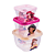 Conjunto 3 Potes Conect Decoração Festa Princesas - Imagem 1