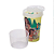 Mini Shakeira de Plástico Decoração Moana Festa 320ML Aniver - Imagem 3