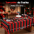 Toalha Decoração festa Futebol Branco Preto Vermelho 1,40m - Imagem 3
