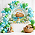 Kit festa Arca de Noé Decoração religosa arco 175pçs - Imagem 1
