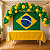 Kit festa Brasil decoração Painel Bandeira+Toalha+Balão - Imagem 5