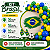 Kit Festa Brasil Decoração Comemoração arco 150 bexiga balão - Imagem 2