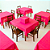 Toalha De Mesa TNT Festa Rosa Decoração Eventos 1,20m x 1m - Imagem 6