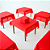 Toalha De Mesa TNT Festa Vermelho Decoração Eventos 1,20mx1m - Imagem 5