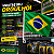 Bandeira Brasil Aste Decoração Carro festa loja bancada 45cm - Imagem 7