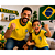 12 Tatuagem De Pele Decoração Torcedor Brasil Festa Copa - Imagem 3