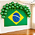 Kit Festa Brasil Decoração Aniversário Eventos Painel+Balão - Imagem 3
