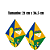 2 Balão De Papel Decoração Brasil Festa Copa 2026 - Imagem 2