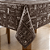 Toalha  de Mesa Térmica Expresso Decoração Cozinha Marrom - Imagem 3