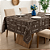Toalha  de Mesa Térmica Expresso Decoração Cozinha Marrom - Imagem 1