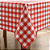 Toalha de Mesa Térmica para Cozinha Xadrez Vermelho Decoração 1,40m - Imagem 5