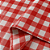Toalha de Mesa Térmica para Cozinha Xadrez Vermelho Decoração 1,40m - Imagem 3
