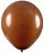 50 Balão Bexigas N9" Decoração Marrom Mais cor e brilho - Imagem 2