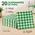 Kit Festa Xadrez Verde Junina Julina Arraiá Piquenique 36pçs - Imagem 3
