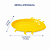 BANDEJA MILHO CX C/20 - AMARELO - Imagem 2