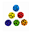 AD- MINI BOLA  SPACE BALL 6.3 CM C/12 UN - Imagem 4