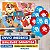 Kit Festa Patrulha Canina Decoração Aniversário Painel+Balão - Imagem 2