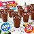 50 Copos Descartáveis Marrom 200ml Festa aniversário eventos - Imagem 3