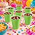 50 Copos Descartáveis Verde claro 200ml Festa aniversário - Imagem 1