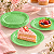 10 Pratos Descartável VERDE CLARO Sobremesa Festa Aniversari - Imagem 5