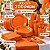 Kit Descartáveis Festa Laranja 200pçs Decoração festa Aniver - Imagem 2