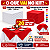 Kit 20 Toalha com branco Decoração Festa Cores Aniversário - Imagem 3