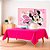 Kit Festa Minnie Rosa Decoração Rosa Toalha+Painel - Imagem 1