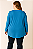 Blusa azul com amarração - Imagem 2