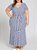 Vestido longo listrado - Imagem 1