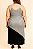 Vestido cinza e preto longo - Imagem 2