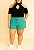 Short canelado azul - Imagem 1