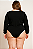 Body manga longa decote "V" - Imagem 2